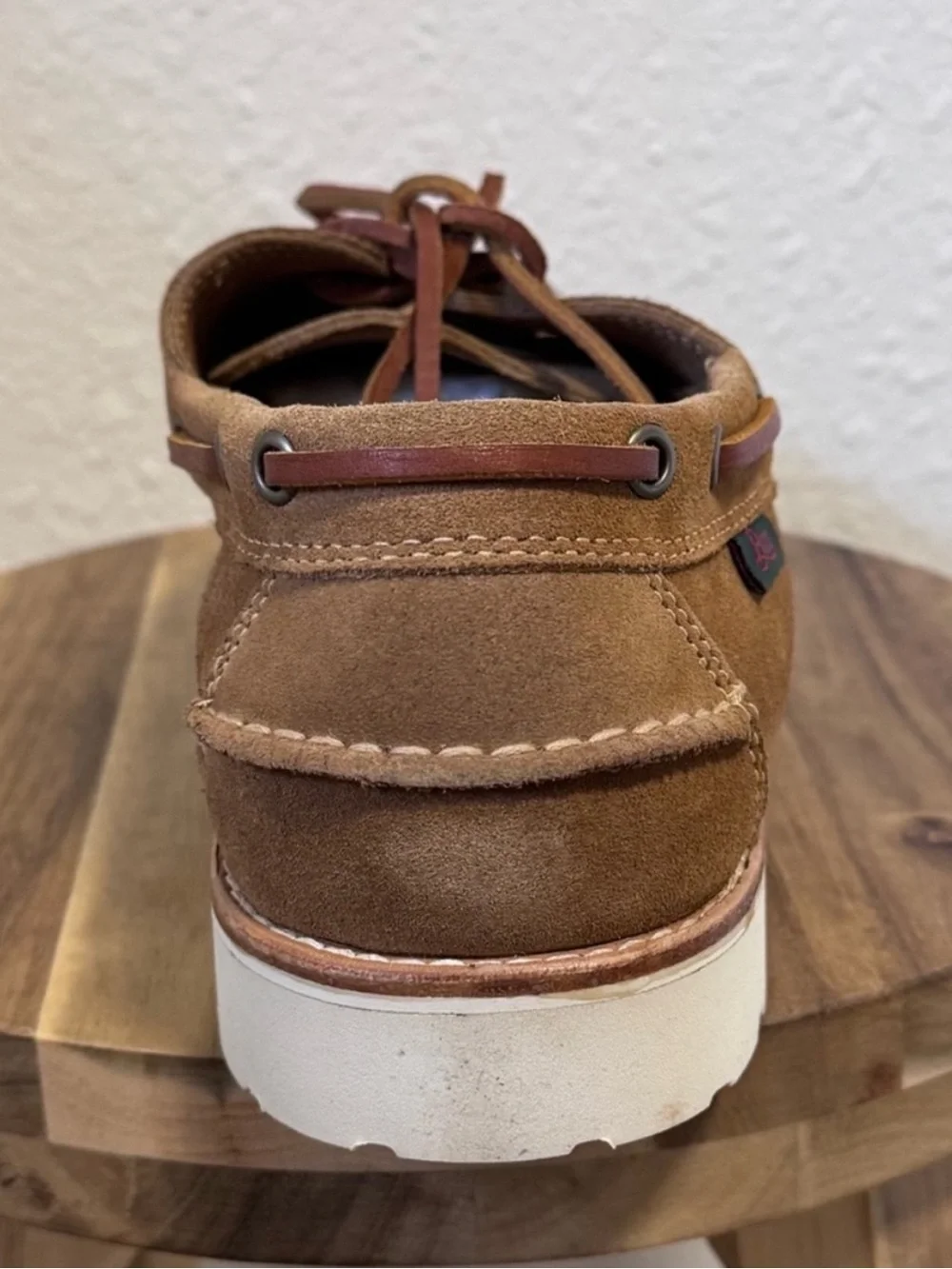 NWT G.H. Bass Ranger Camp Moc Sued Shoes Brown Men's Size 12 In Box
